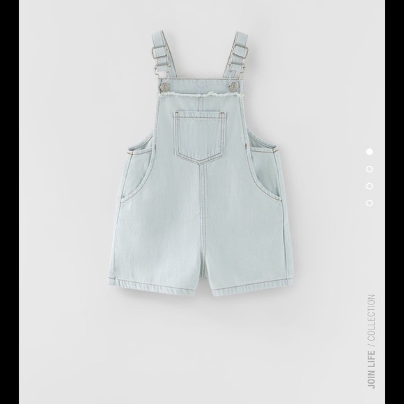 Zara Other - Zara Girls Frayed Overalls